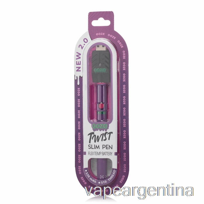 Rezuma Delgado Giro Pluma 2.0 Flex Temp Batería Ultra Púrpura Vape Descartable